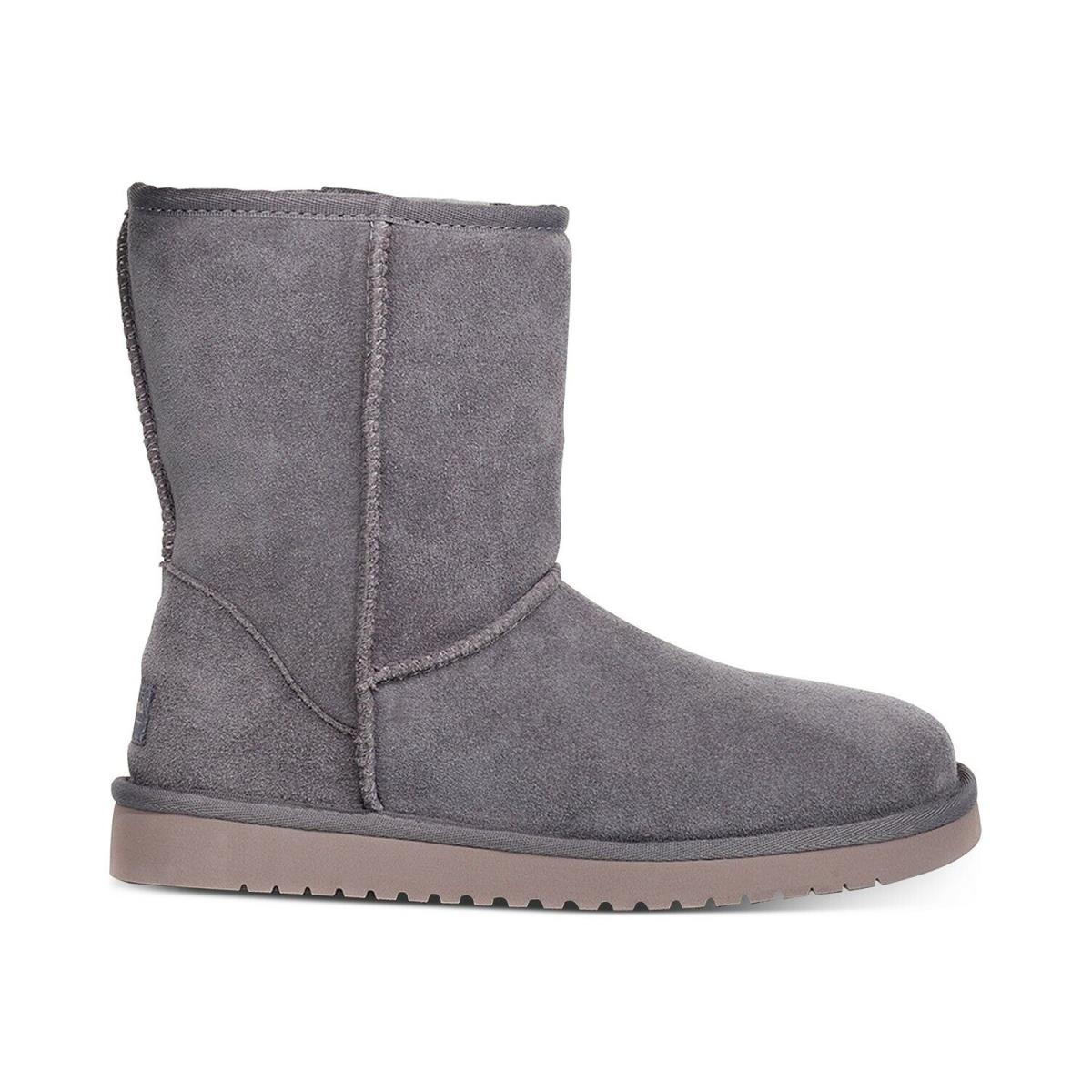 Koolaburra BY Ugg Koola Short Rabbit Grey Suede Sheepskin Womens Boots Size US 6