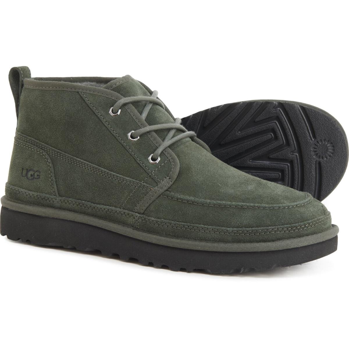 Ugg Men`s Neumel Moc US 12 M Forest Night Uggpure Lined Boots - Green