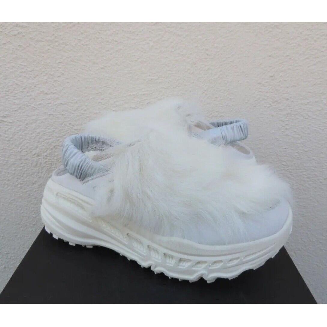 Ugg Fashion Baby White Fluffy Runner Sneakers Shoes Women US 7.5/ Eur 38.5