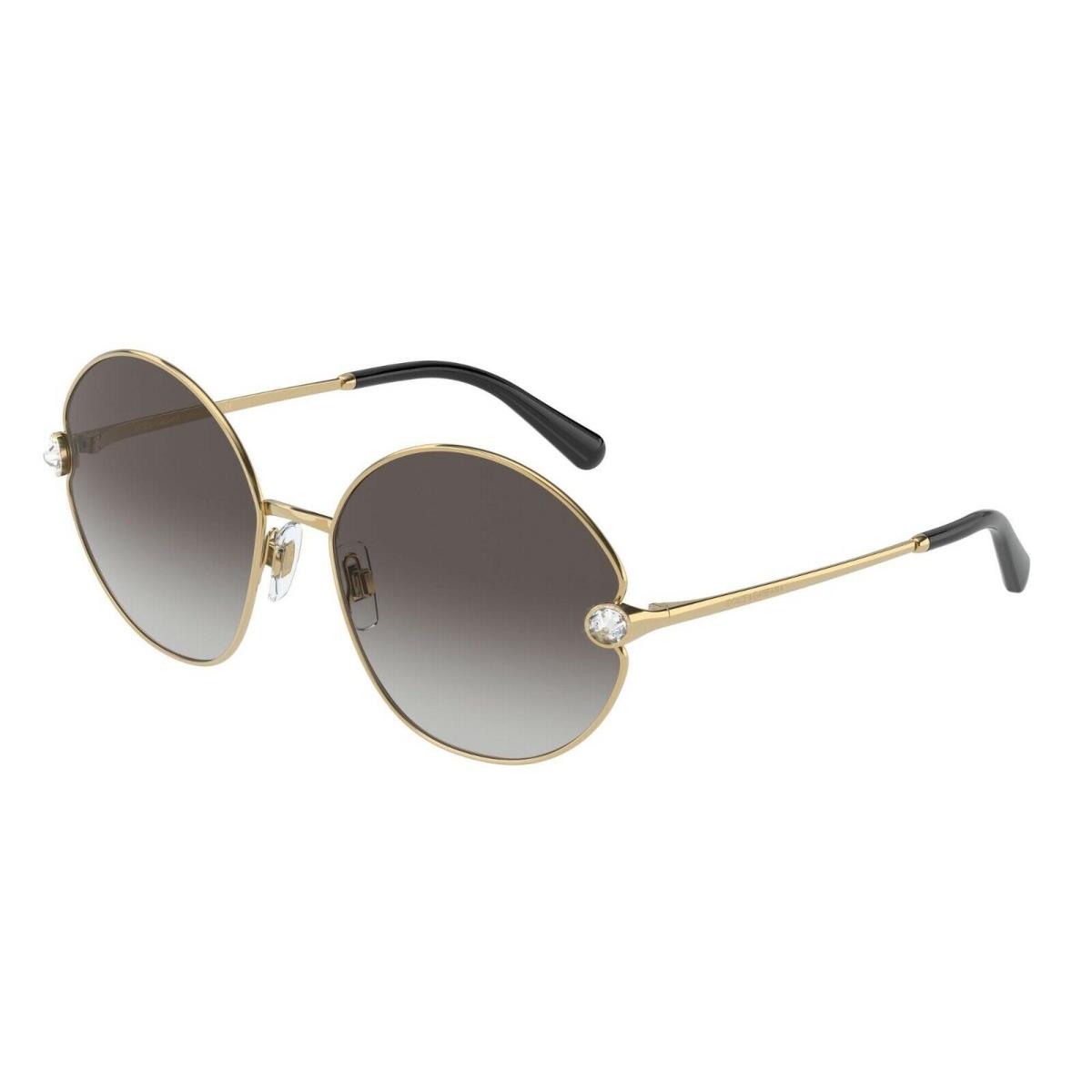 Dolce Gabbana DG 2282B Gold/grey Shaded 02/8G Sunglasses