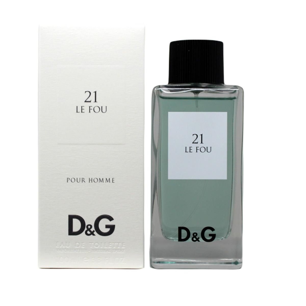 Dolce Gabbana 21 LE Fou Pour Homme Eau DE Toilette Spray 100 ML/3.3 Fl.oz