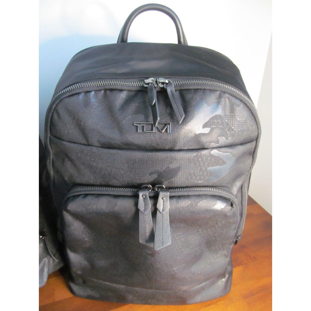 Tumi International Black Camouflage 15 Laptop Backpack-trolley Pass Sleeve