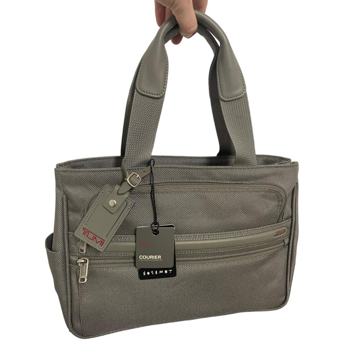 Tumi Silver/grey Small Tote Laptop Bag 14 x10.5 x4