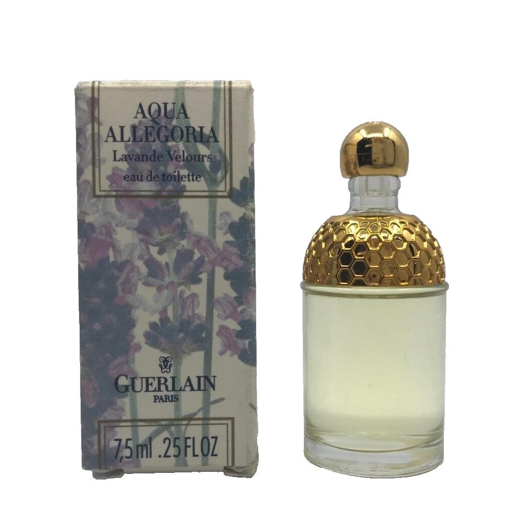 Aqua Allegoria BY Guerlain Lavande Velours 0.25 OZ Rare Vintage Check