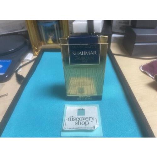 Vintage Guerlain Paris Shalimar Eau De Toilette Spray 1 fl Oz. 95% DS30