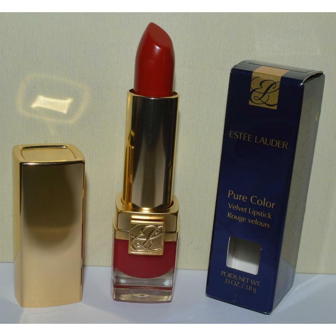 Estee Lauder Red Velvet 01 Matte Pure Color Velvet Lipstick Full Size Rare