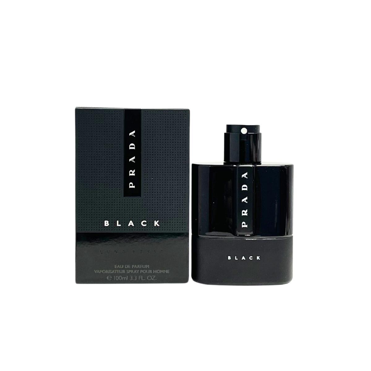 Prada Luna Rossa Black Eau De Parfum For Men 3.3 oz / 100 ml - Spray