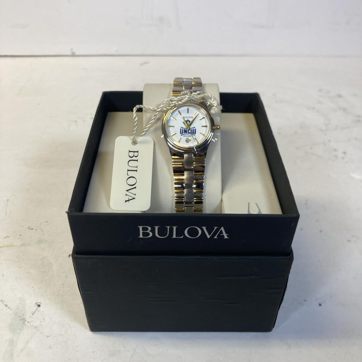 Bulova Uncw Seahawks 98M102 Watch Msrb W/box