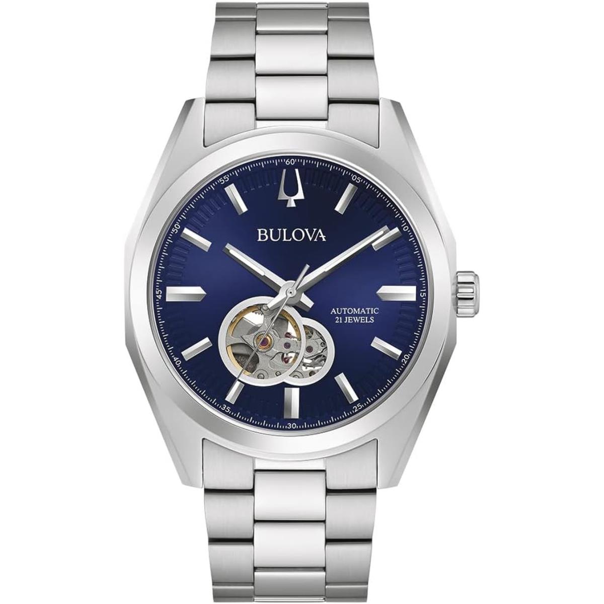 Bulova Stainless Steel Automatic Watch 42mm