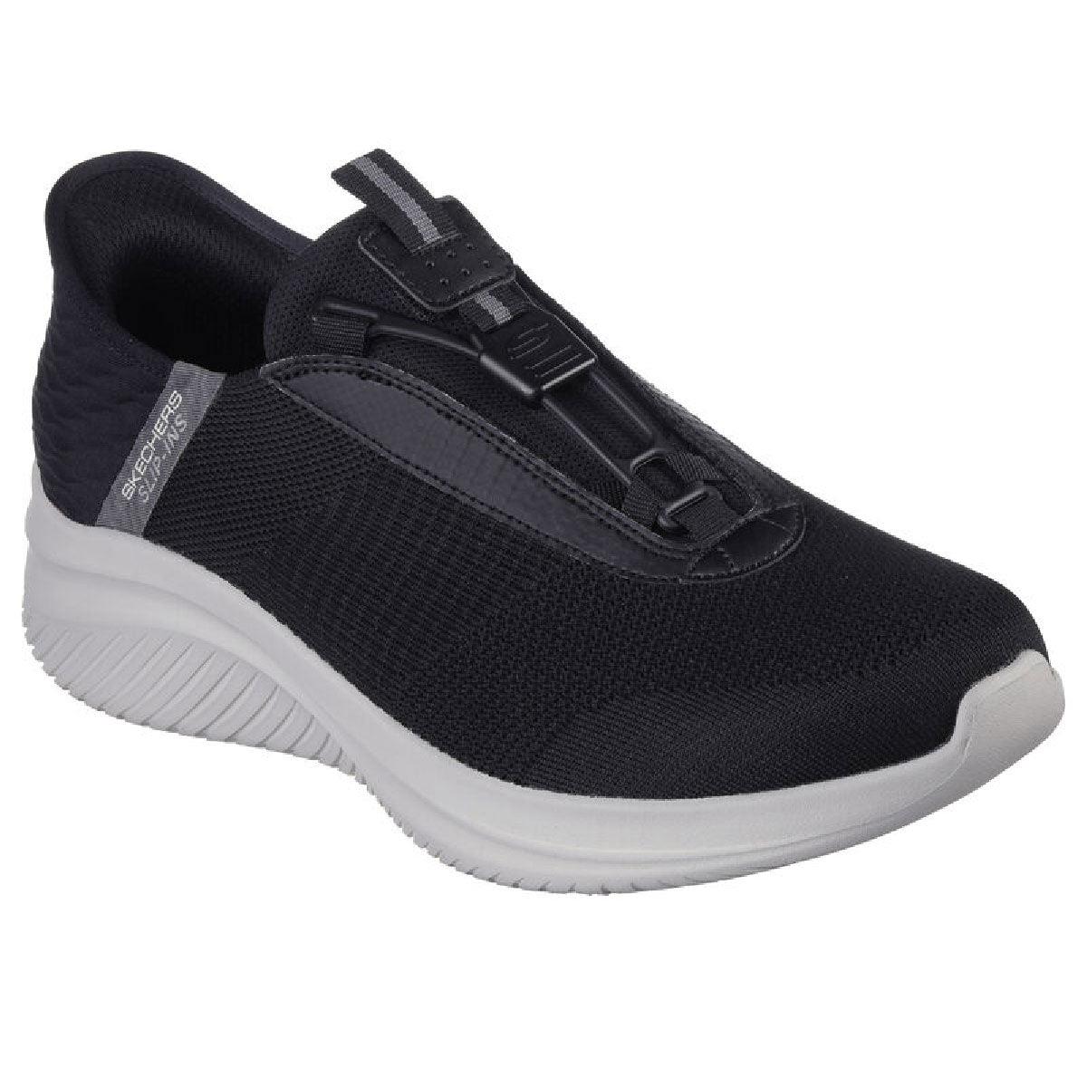 Skechers Men`s Ultra Flex 3.0 Finnik Slip-ins Black/gray Low Top Sneaker - Description/Title/Image