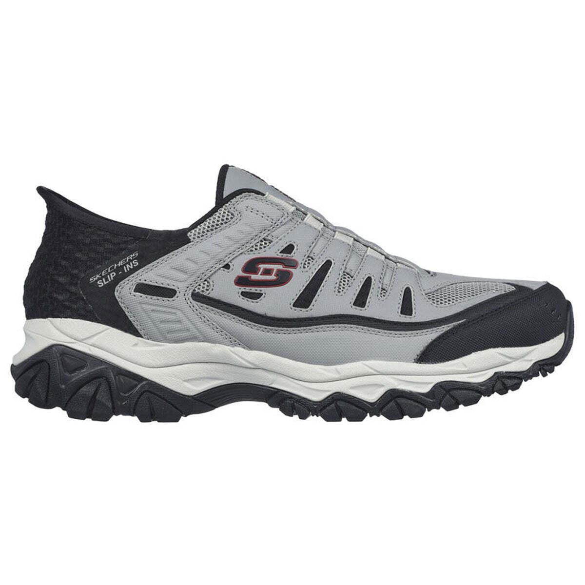 Skechers Men`s After Burn M. Fit Ridgeburn Slip-ins Gray/black Low Top - Description/Title/Image