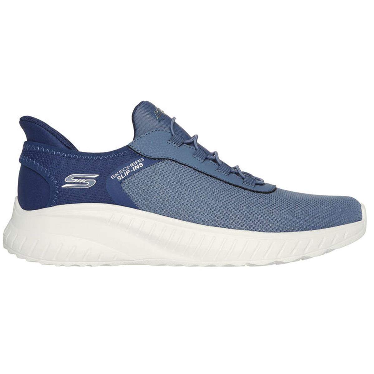 Skechers Men`s Bobs Sport Squad Chaos Slate Low Top Sneaker Shoes - Description/Title/Image