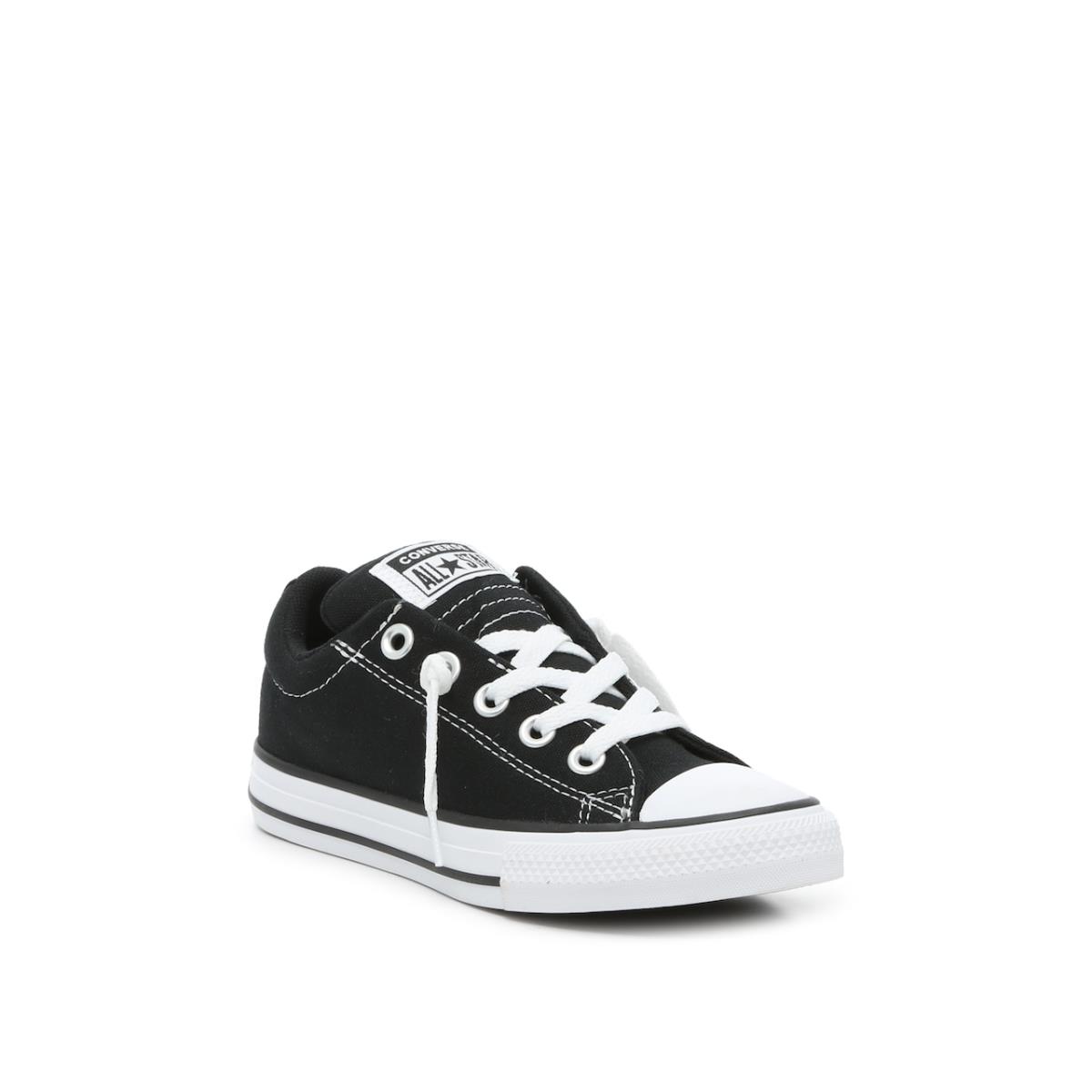 Boy`s Athletic Converse Chuck Taylor All Star PS Sneaker - Black/White