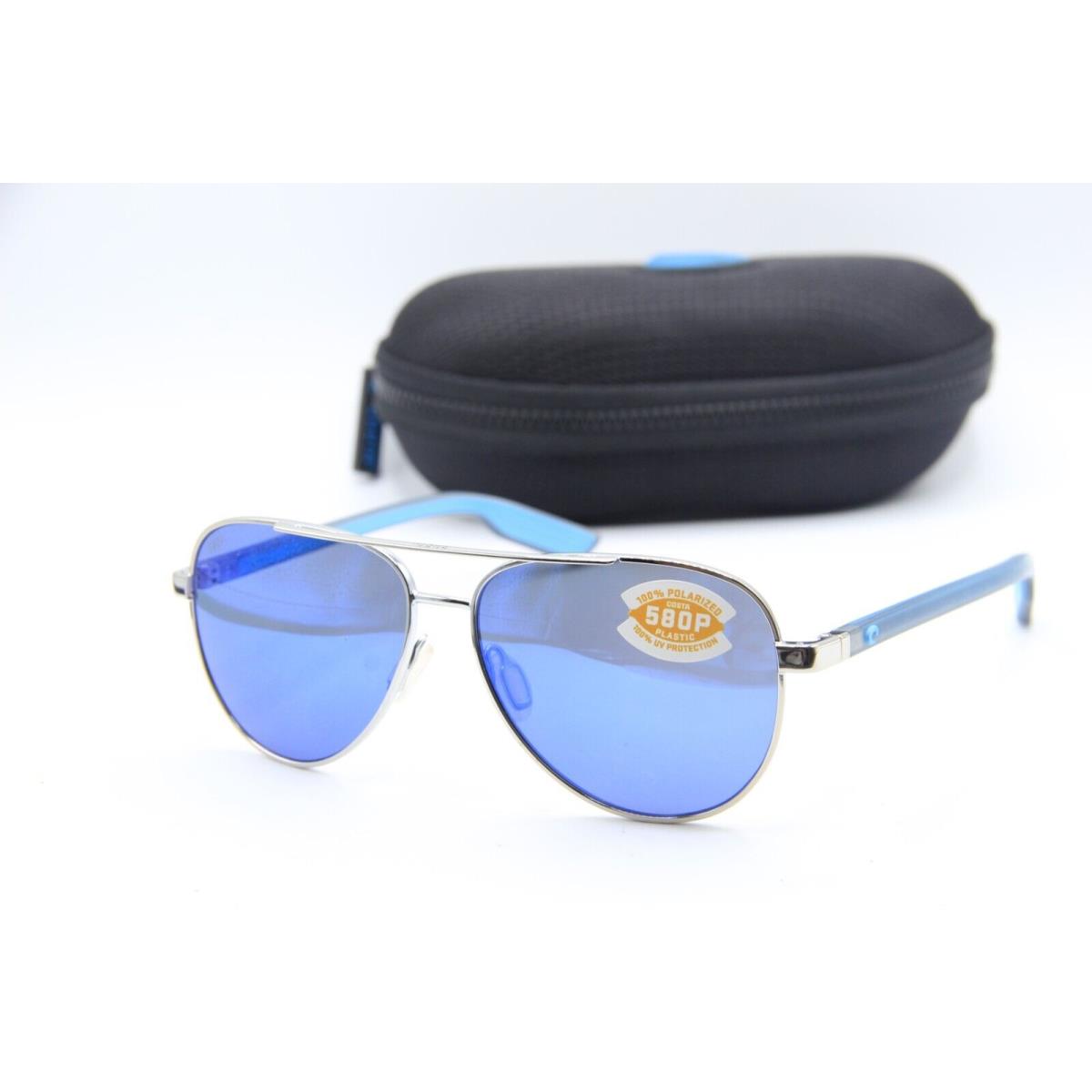 Costa Del Mar Peli Pel 288 06S4002 Silv Polarized Sunglasses 57-14