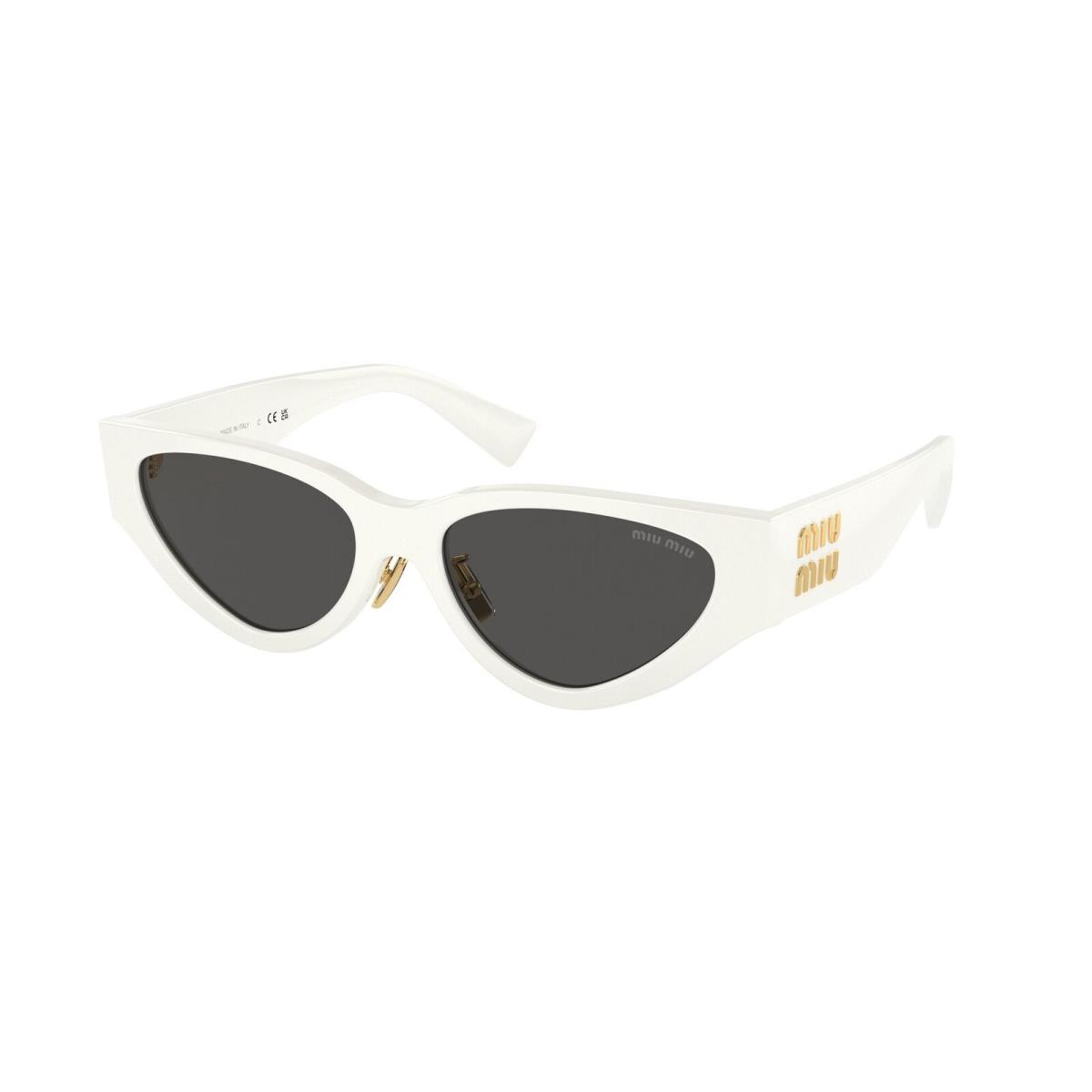 Miu Miu MU 03ZS 1425S0 White Dark Grey 54 mm Women`s Sunglasses