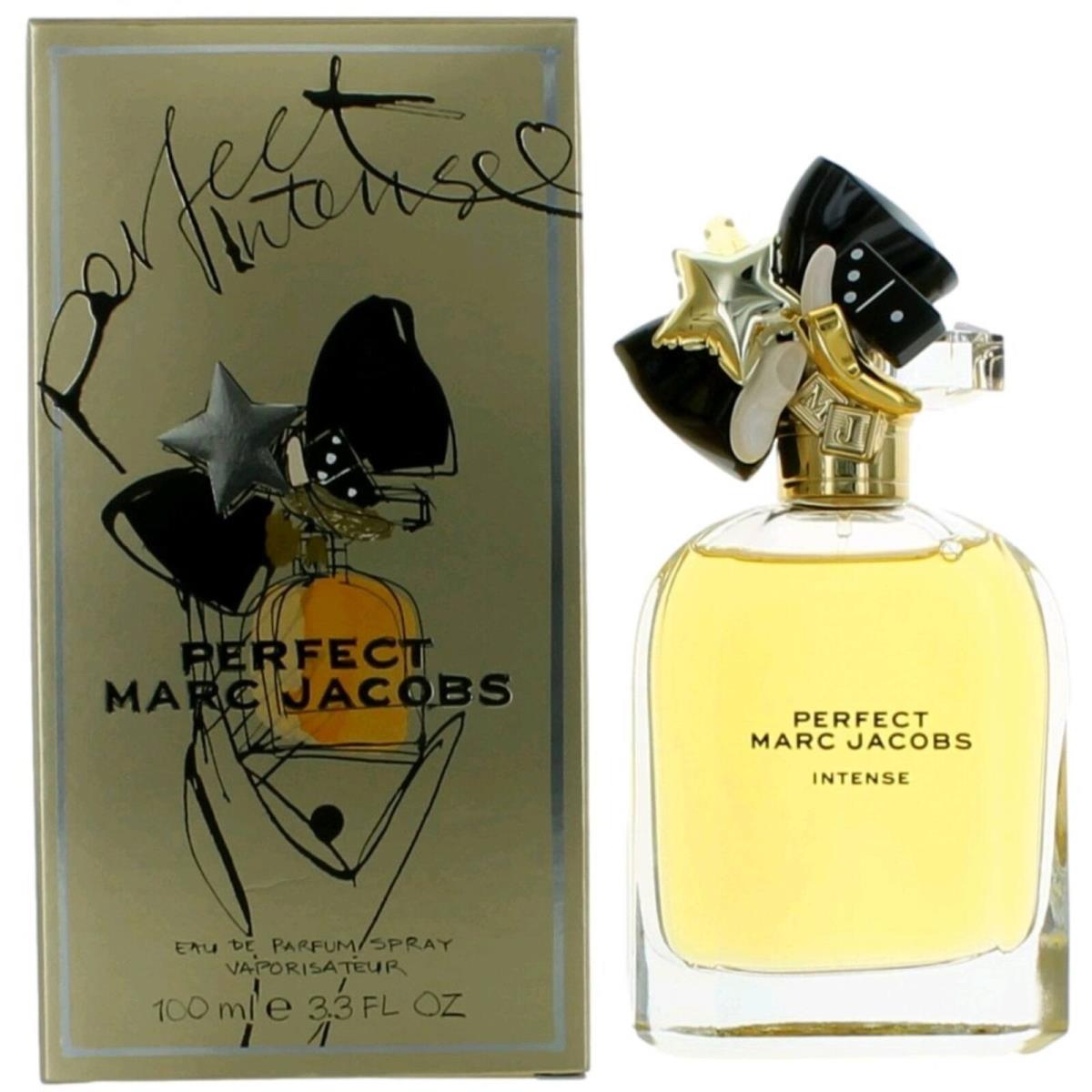 Marc Jacobs Women`s Edp Spray Perfect Intense Almond Heart Note 3.3 oz