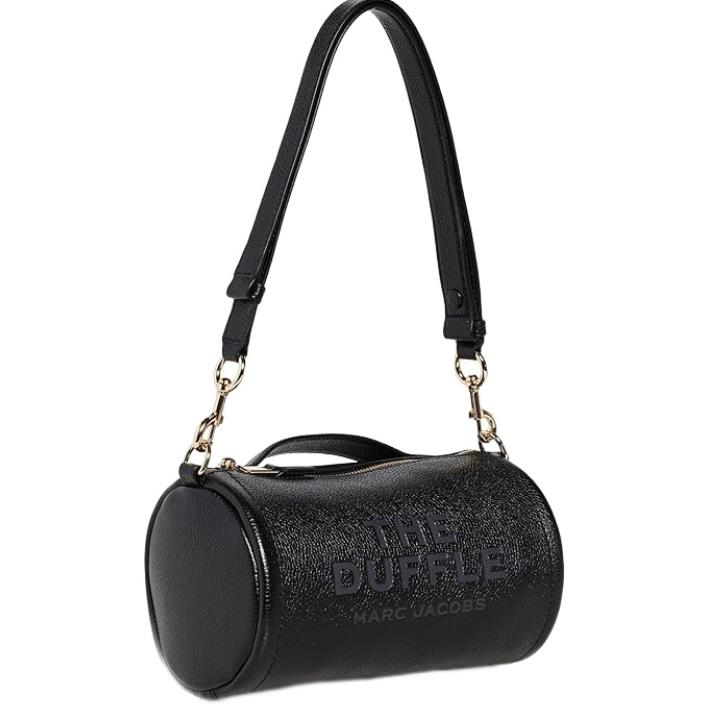 Marc Jacobs 2P3HDF003H01 Black Leather W/ Gold Hardware Womens Duffle Bag