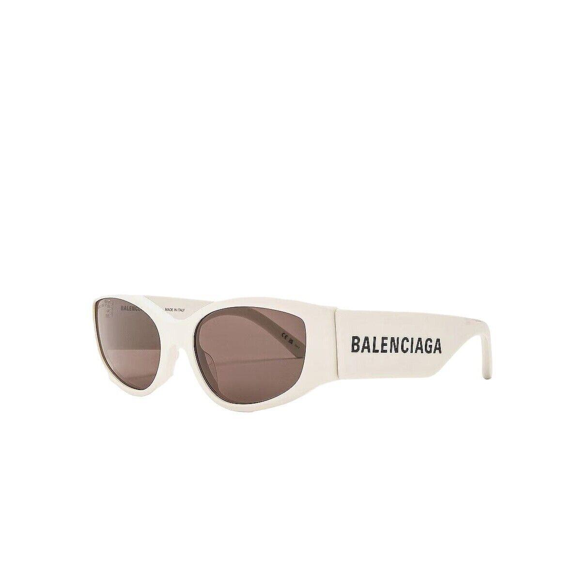 Balenciaga Max Sunglasses in Ivory with Case Womens BB0258S-003 Sunnies