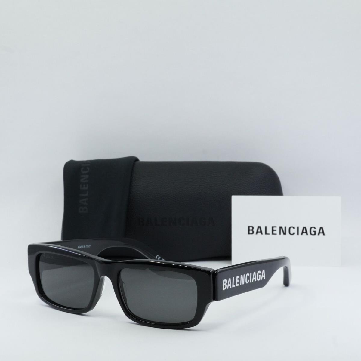 Balenciaga BB0261SA 001 Black/grey 57-17-145 Sunglasses