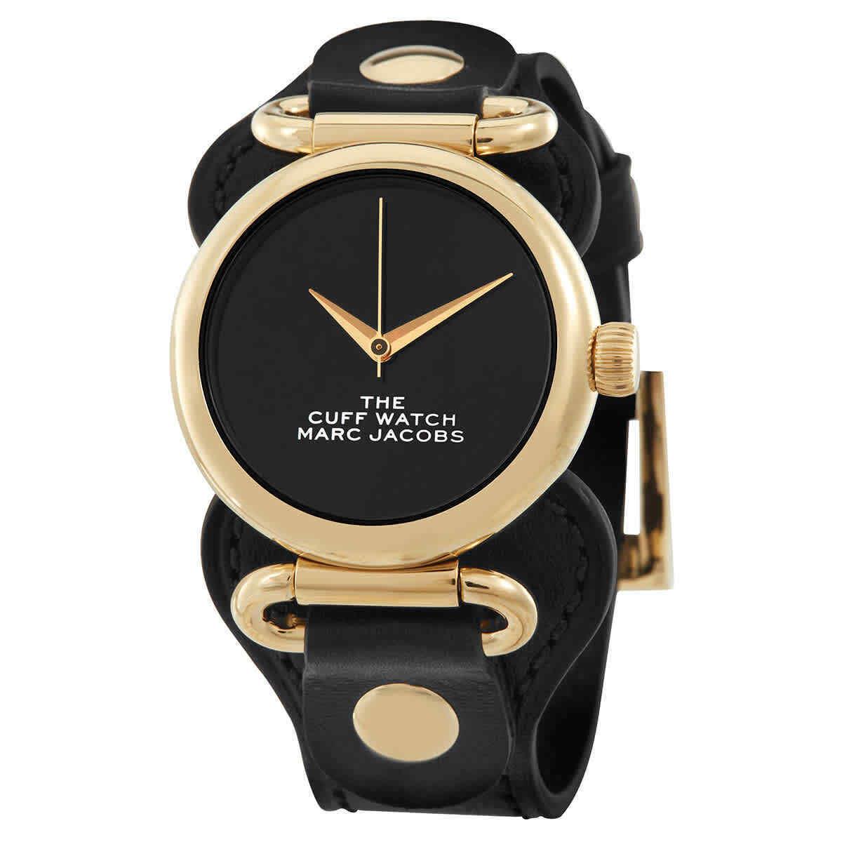 Marc Jacobs The Cuff Quartz Black Dial Ladies Watch MJ0120179287