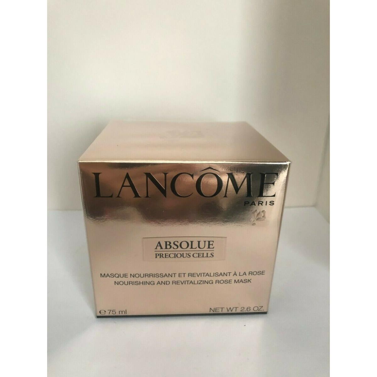 Lancome Absolue Precious Cells Nourishing and Revitalizing Rose Mask 2.6 oz