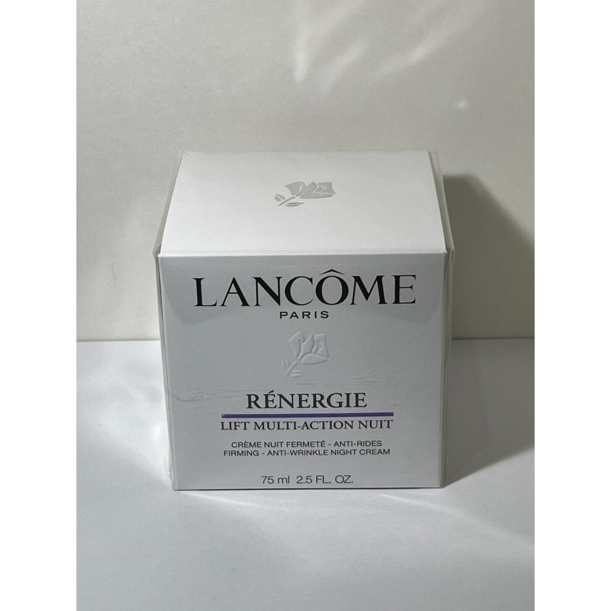 Lancome Renergie Lift Multi Action Night Lifting Cream 2.5 oz / 75g