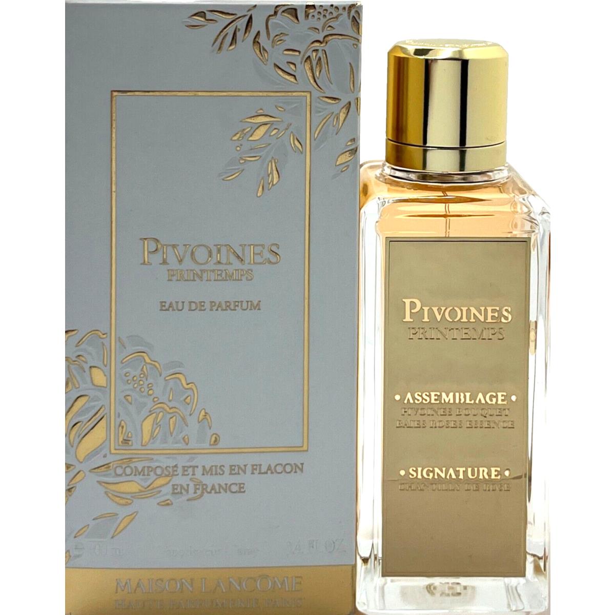 Maison Lancome Pivoines Printemps Eau DE Parfum Spray For Women 3.4 Oz / 100 ml