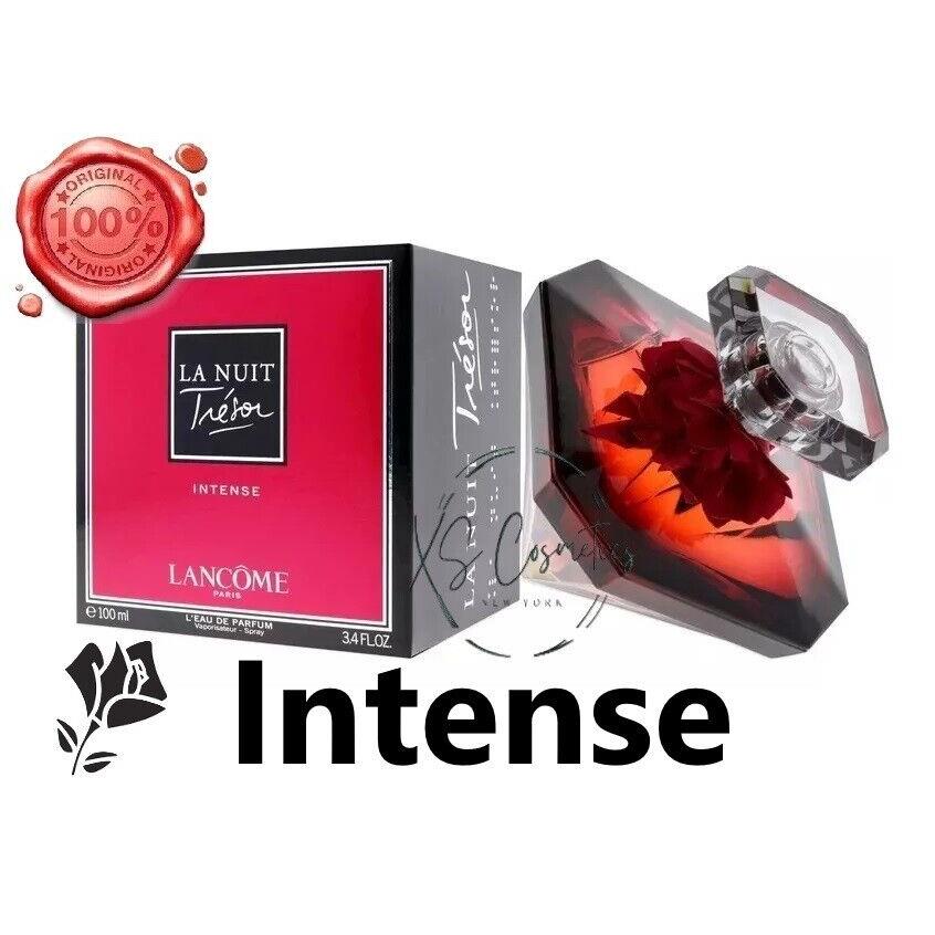 Lancome Tresor LA Nuit Intense 3.4 OZ L`eau DE Parfum For Women Launch