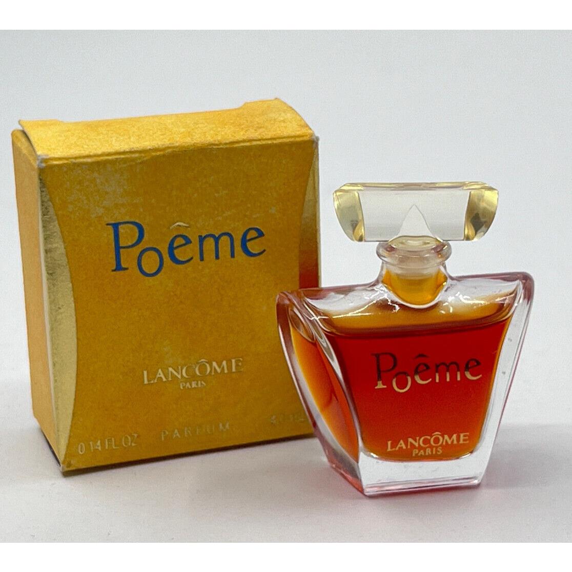 Poeme Lancome Parfum Splash-0.14 oz Vintage Check