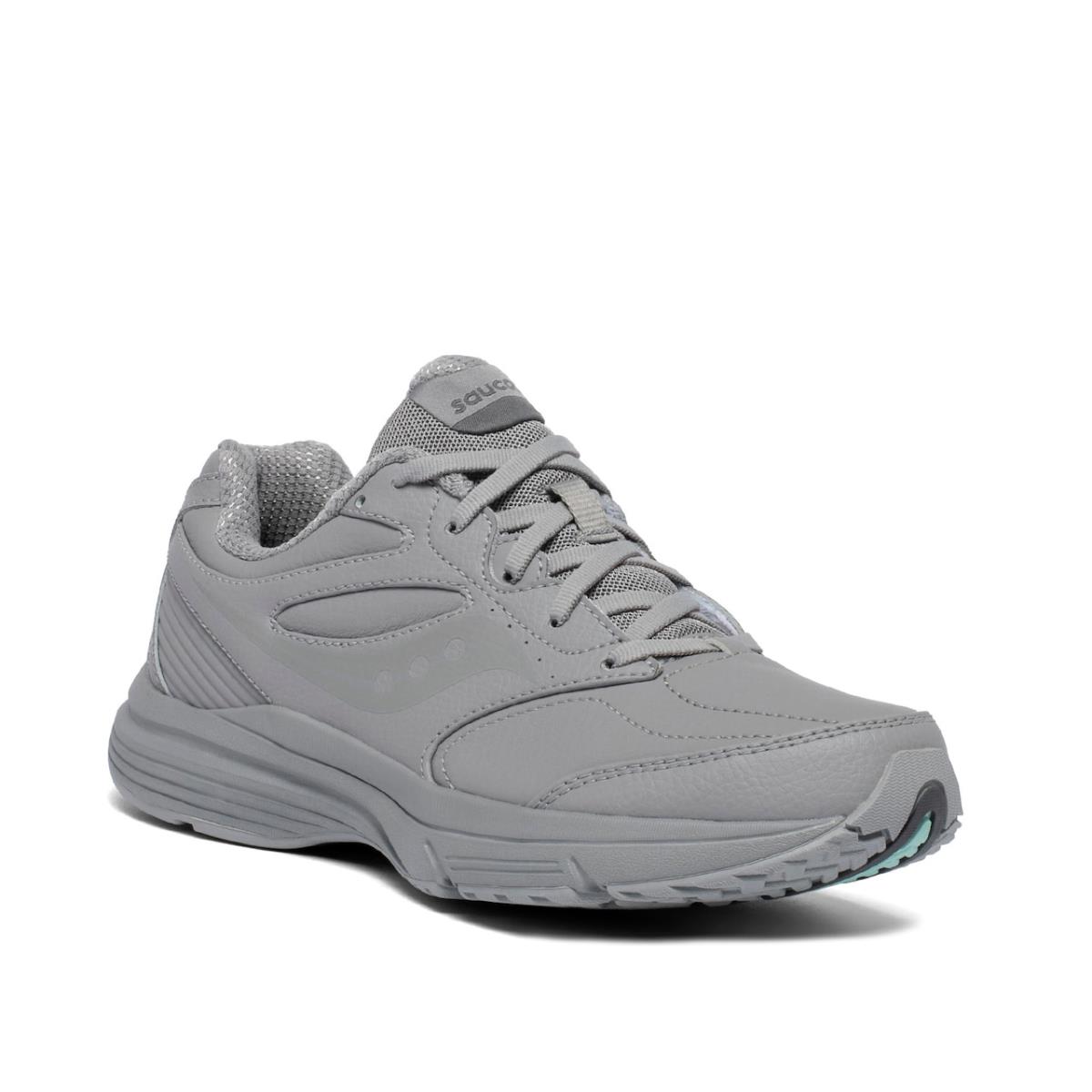 Woman`s Athletic Saucony Integrity Walker 3 Walking Shoe - Grey