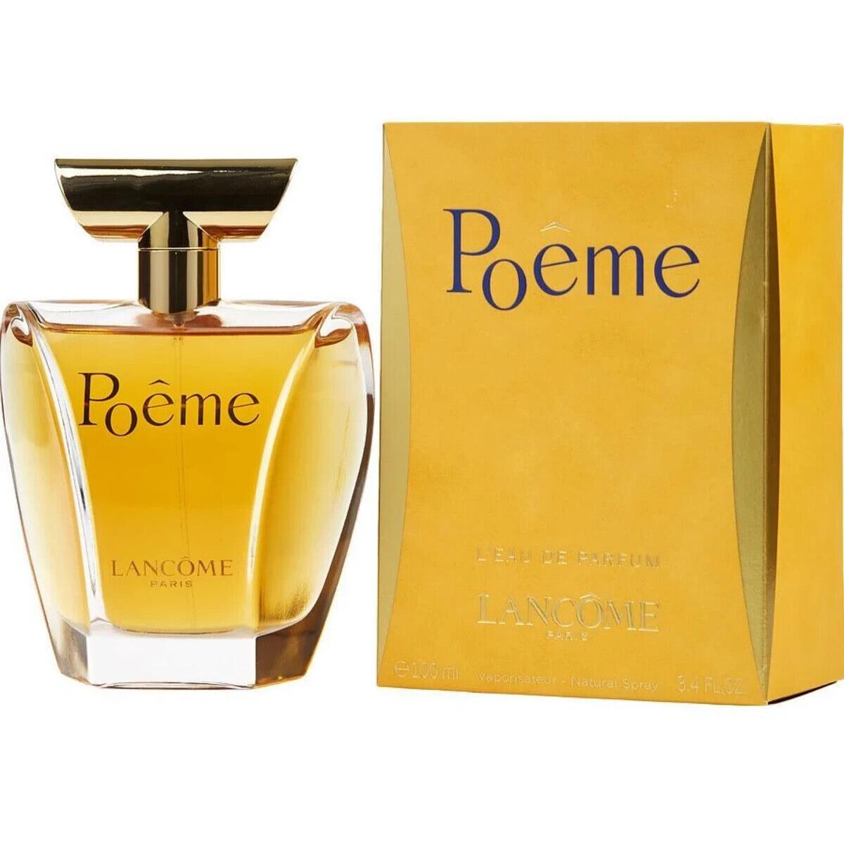 Poeme by Lancome L`eau De Parfum Spray For Women 3.4oz Box