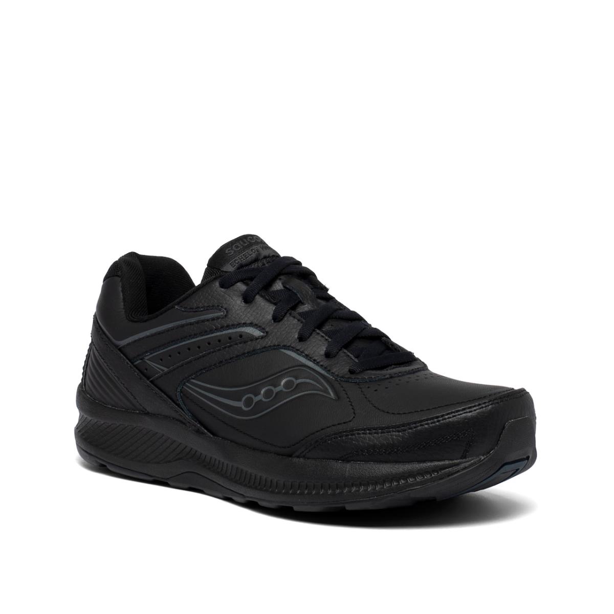 Woman`s Athletic Saucony Echelon Walker 3 Walking Shoe - Black