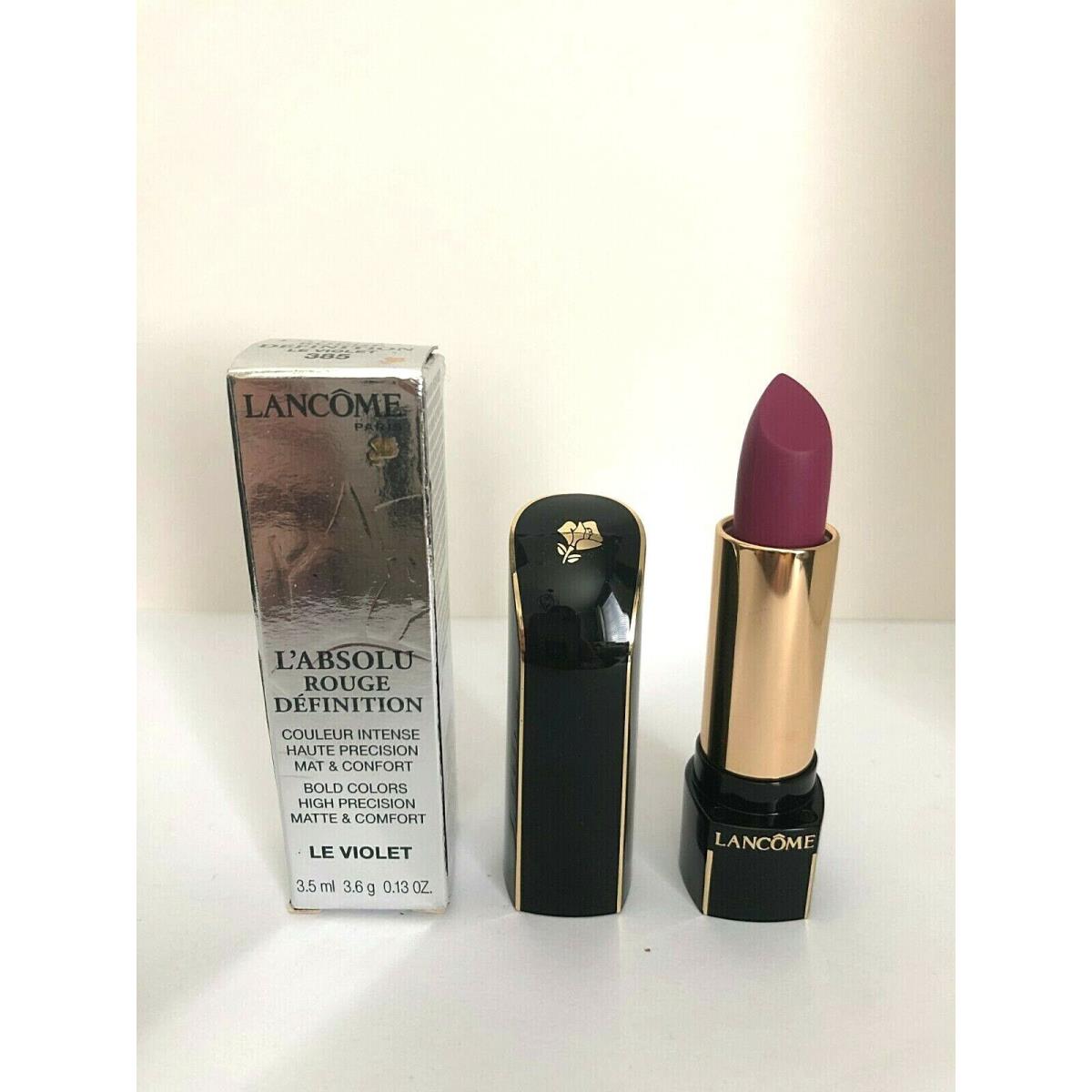 Lancome L`absolu Rouge Definition Lipstick LE Violet 385 3.6g