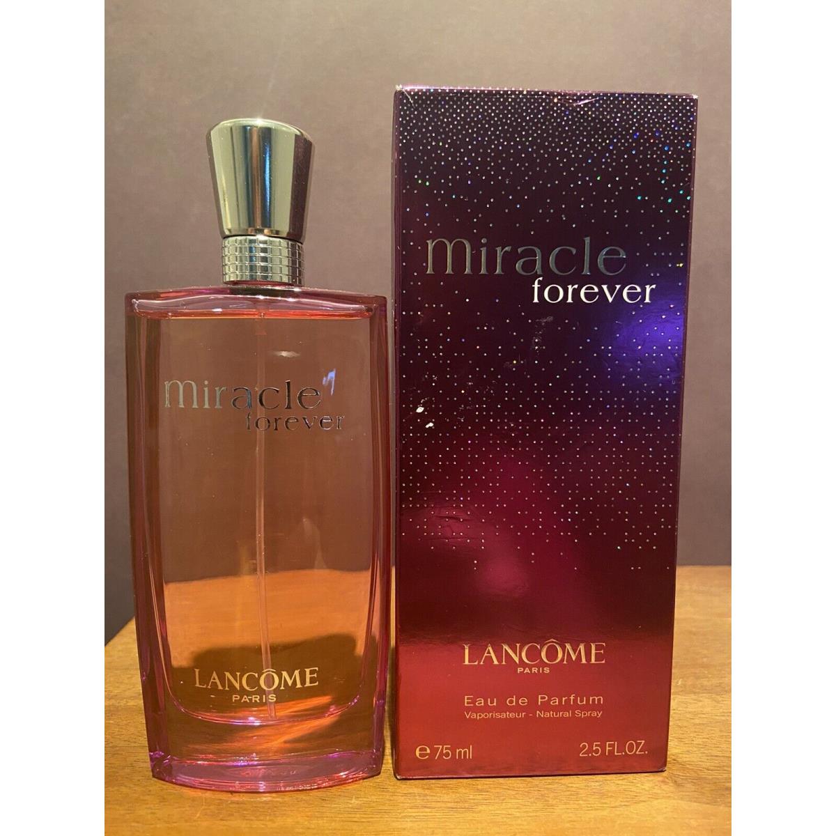 Lancome Lanc ME Miracle Forever 2.5 OZ / 75 ml Eau DE Parfum Spray For Women Rare