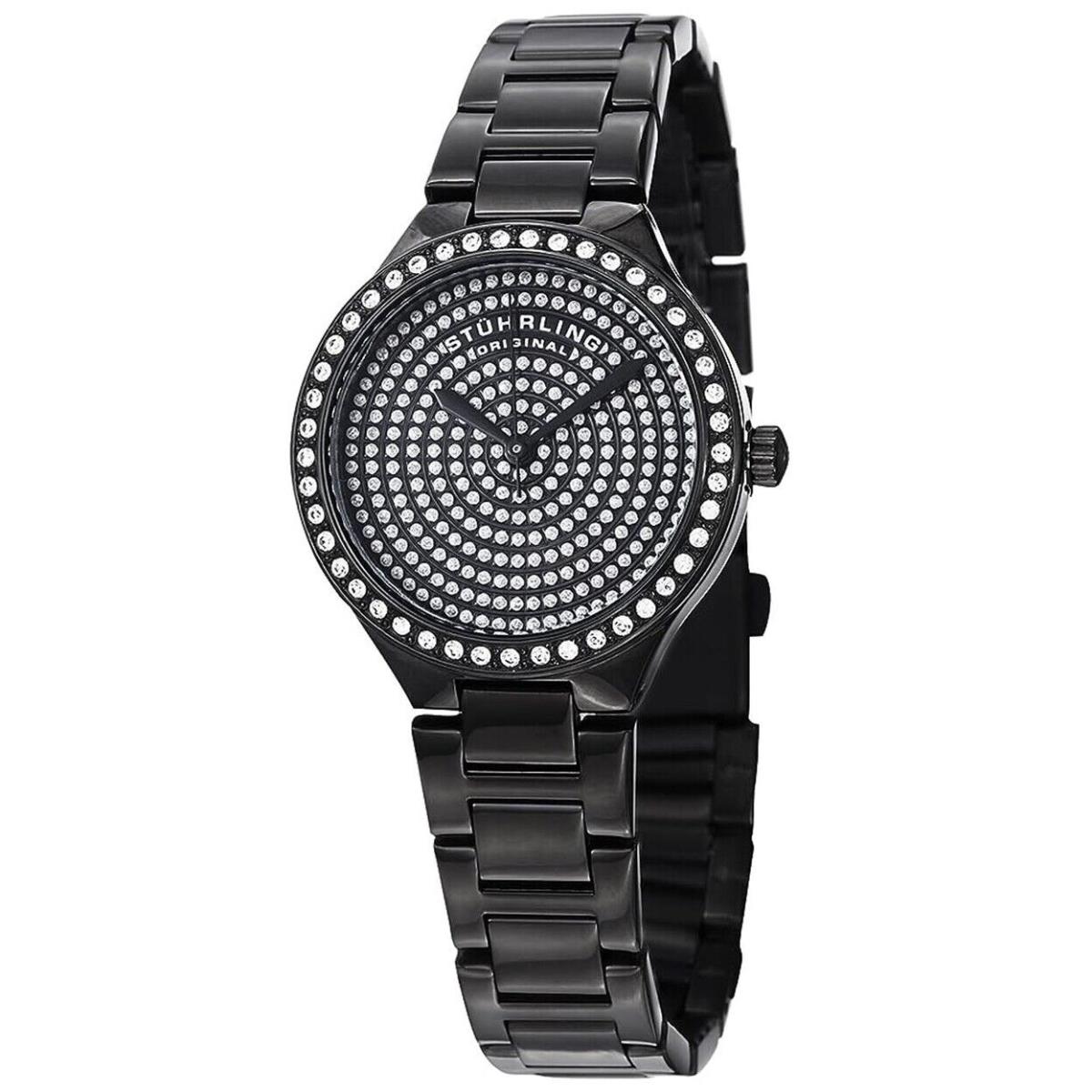 Stuhrling Womens Symphony Black Dial Watch - 683.02