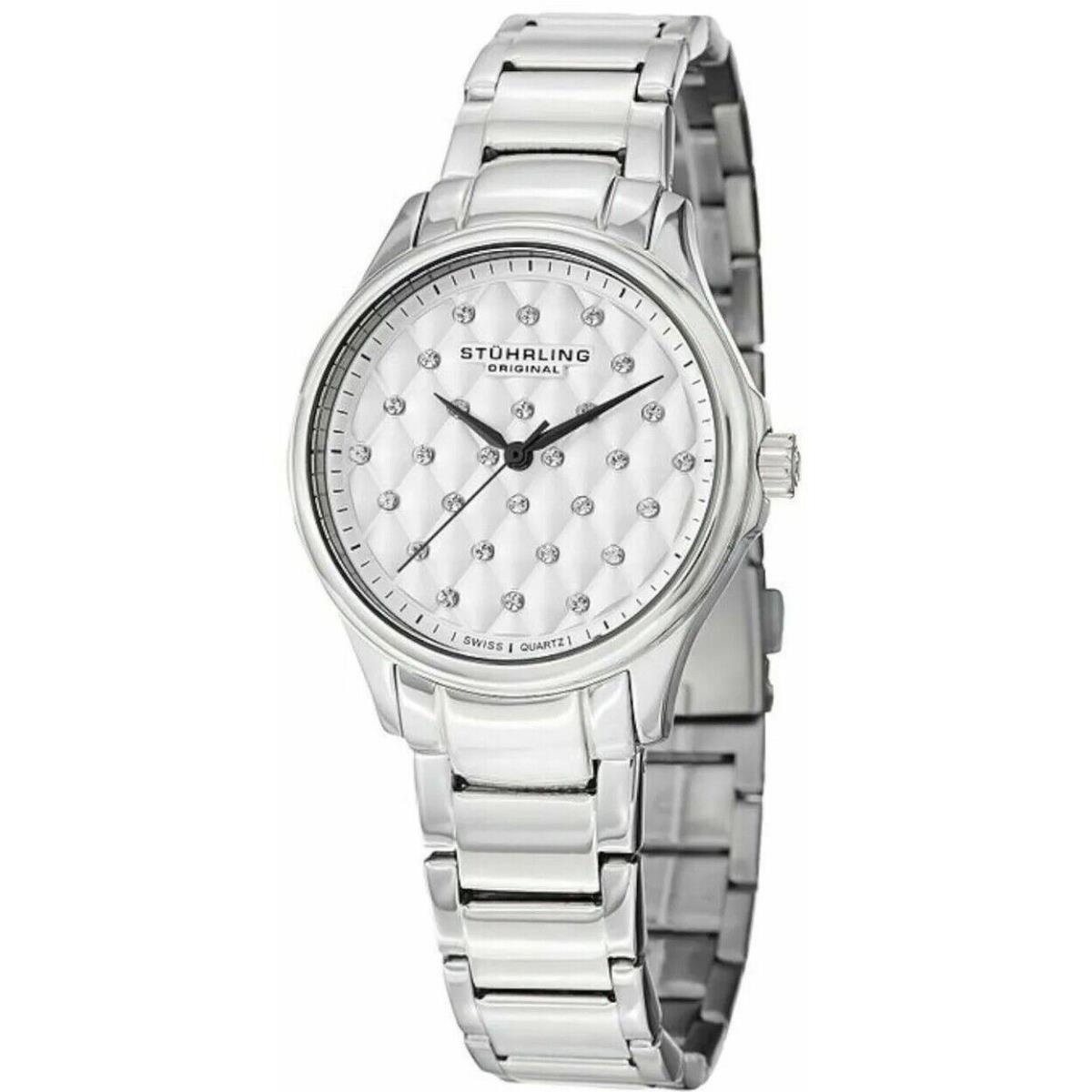 Stuhrling Womens Culcita Silver Dial Watch - 567.01