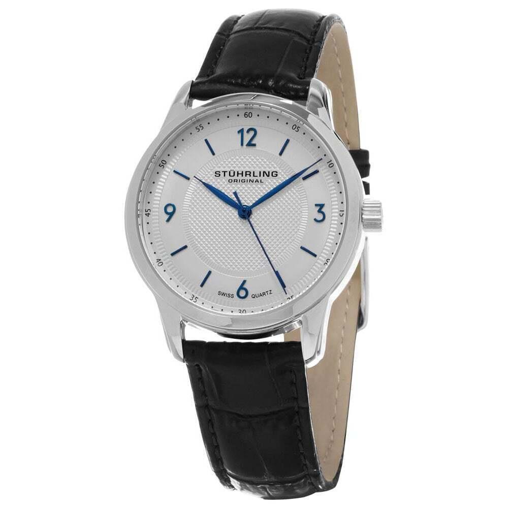 Stuhrling Mens Symphony Silver Dial Watch - 572.01