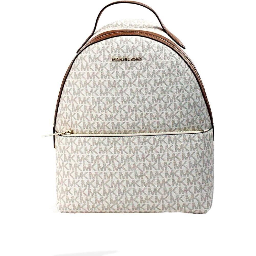 Michael Kors Sheila Medium Logo Backpack Vanilla