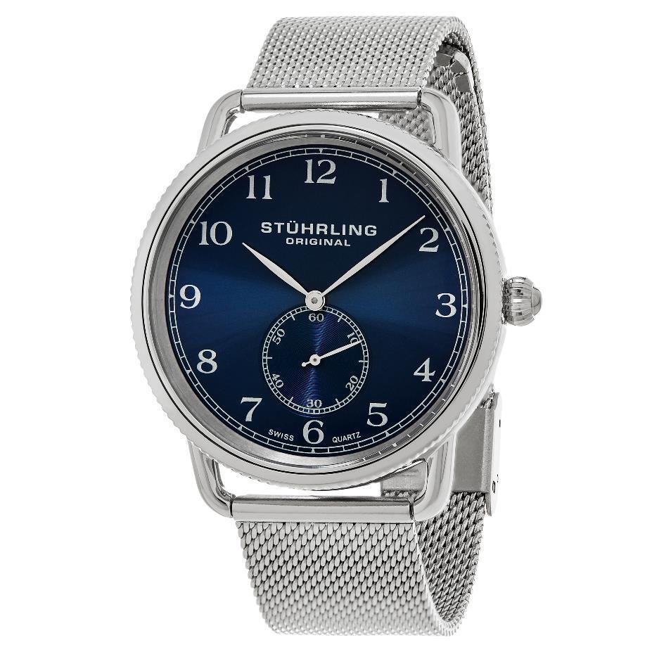 Stuhrling 207M 03 Classique Quartz Mesh Bracelet Mens Watch