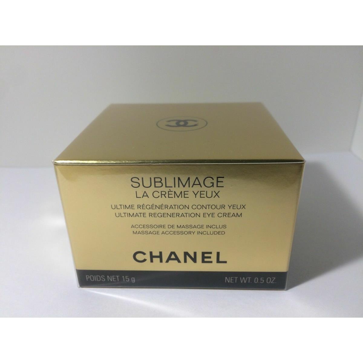 Chanel Sublimage La Cr me Yeux Eye Cream/ Accessory Included 0.5 oz Box