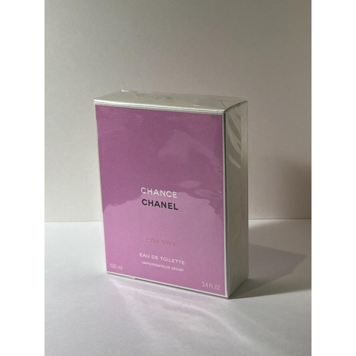 Chanel Chance Eau Vive Edt Spray Women 3.4 oz / 100 ml - Box