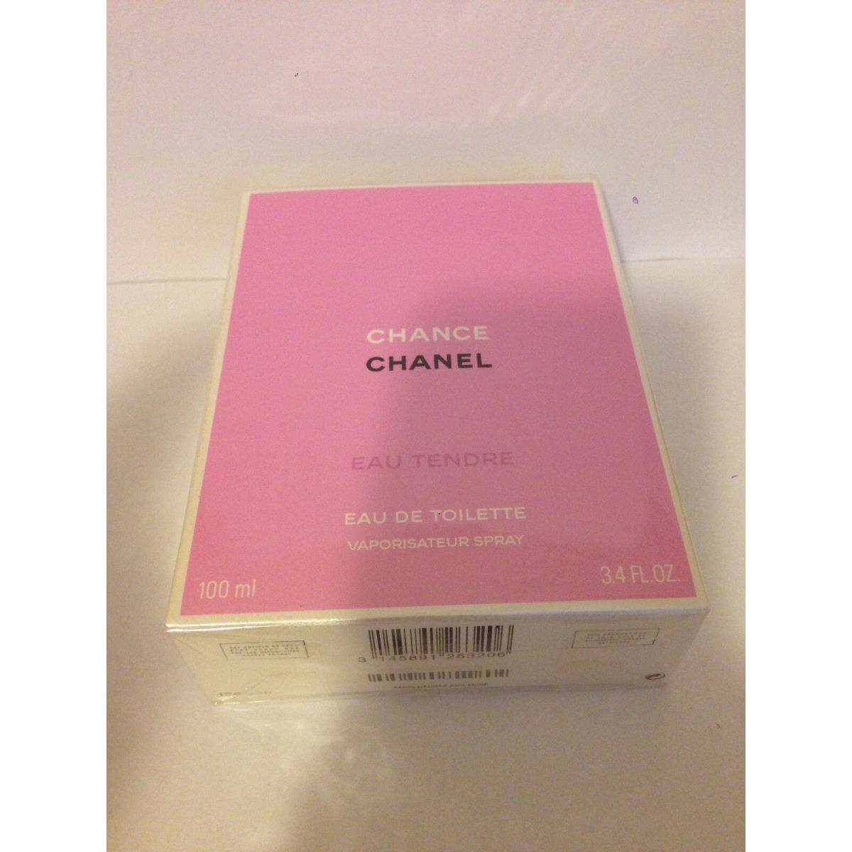 Chance Eau Tendre BY Chanel 3.4 oz 100 ml Edt Women Spray