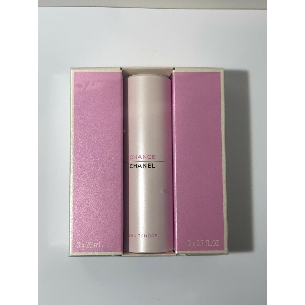 Chanel Chance Eau Tendre Twist Spray Edt Set 3 X 0.7 Oz