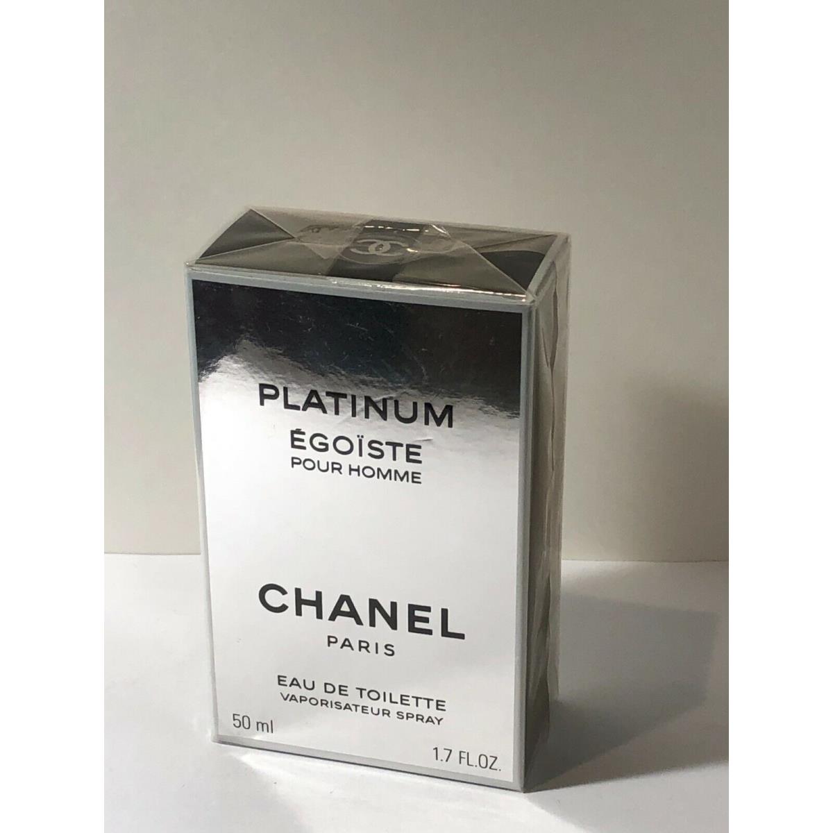 Chanel Platinum Egoiste Edt Spray For Men 1.7oz / 50ml-NEW