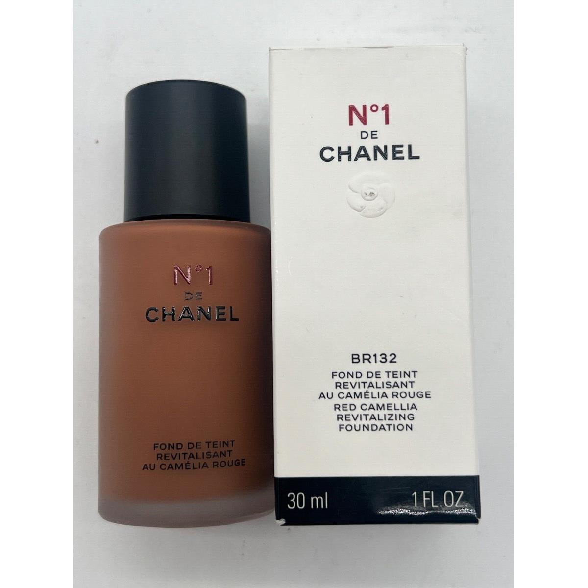 N 1 DE Chanel Revitalizing Foundation BR132 Intense Deep Shade Red Undertone