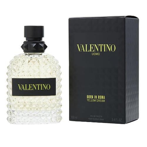 Uomo Born In Roma Yellow Dream by Valentino 3.4 oz Edt Cologne Men