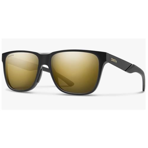 Smith Lowdown Steel Sunglasses-matte Black Gold-chromapop Polarized Bk Gold