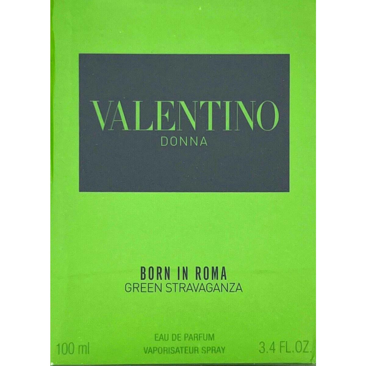 Valentino Donna Born IN Roma Green Stravaganza Eau DE Parfum Spr 3.4 Oz / 100 ml