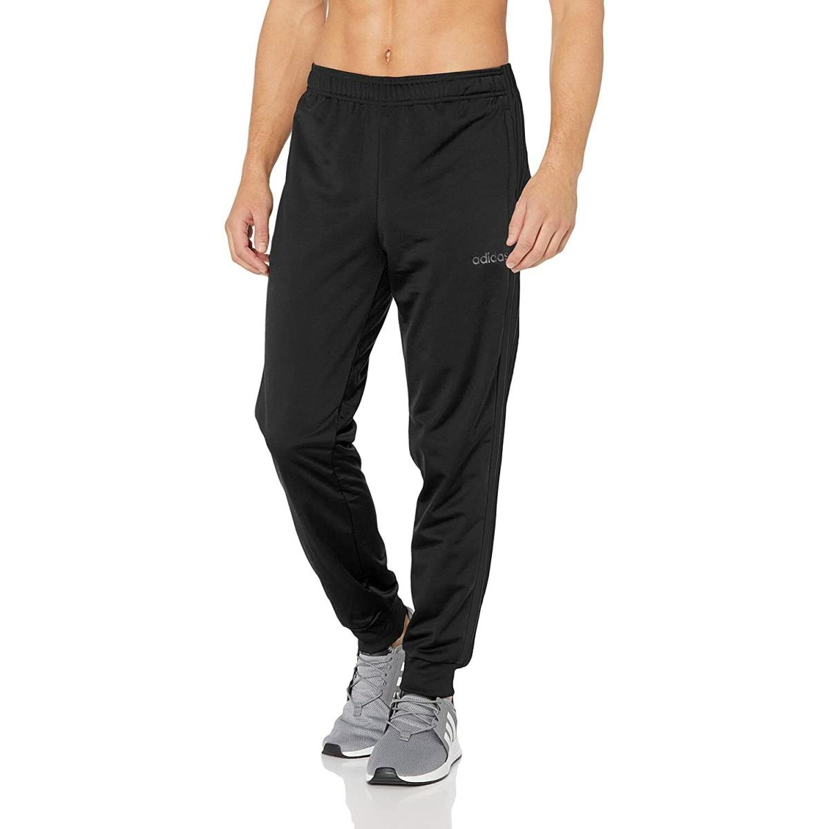 Adidas Men`s Essentials 3-Stripes Tapered Tricot Pants