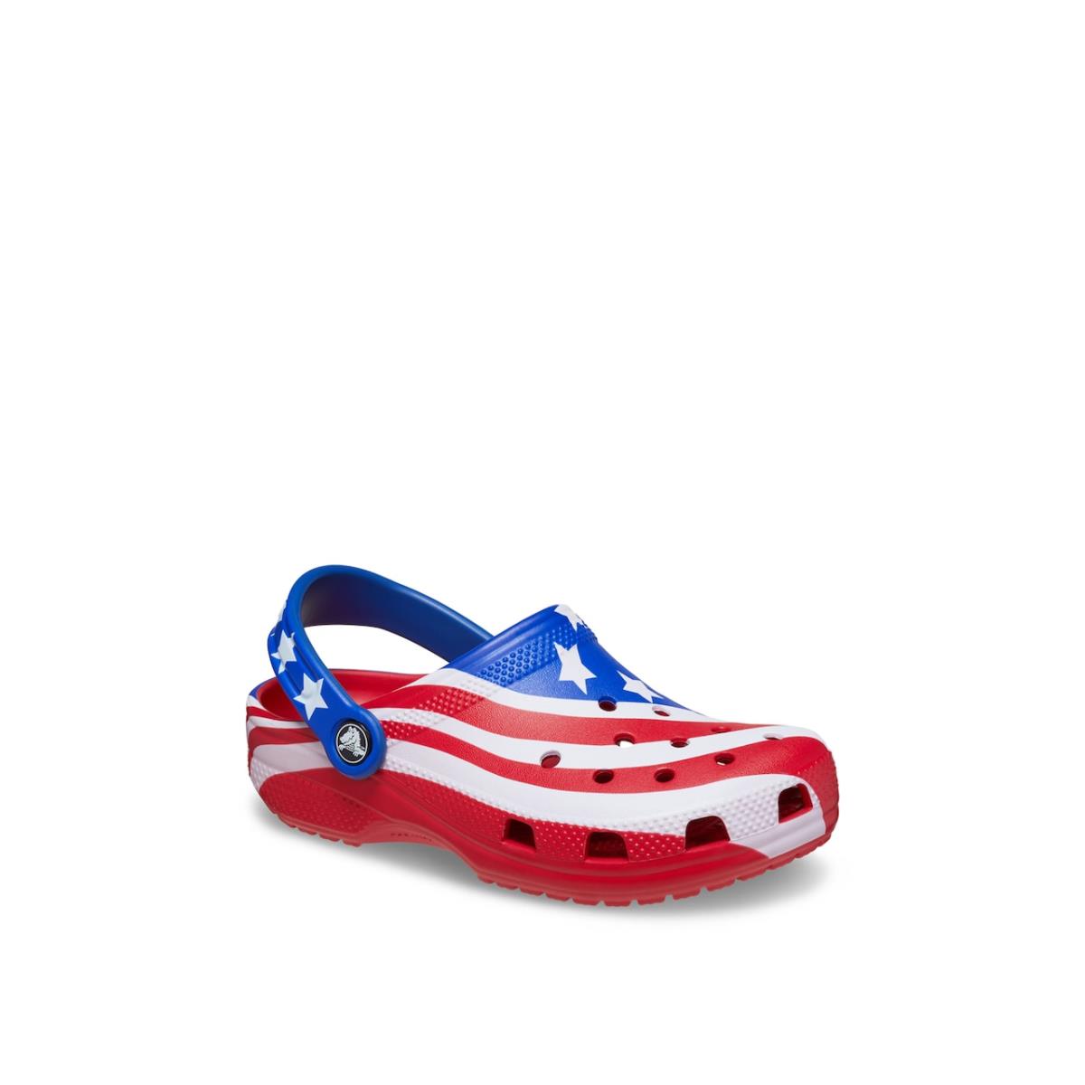 Boy`s Slip-ons Crocs American Flag Clog